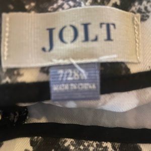 Mini skirt snake skin print